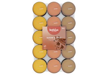 Skridininės žvakės BOLSIUS Sugar Spice, 30 vnt.
