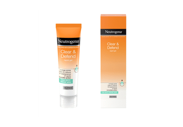 Greitai veikiantis gelis NEUTROGENA CLEAR&DEFEND nuo spuogų, 15 ml