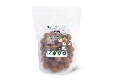 Kepinti makadamijų riešutai kevaluose ALVO, 500 g