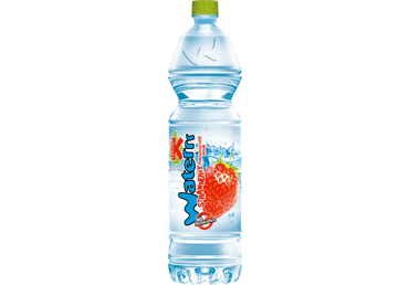 Negazuotas braškių skonio gaivusis gėrimas KUBUŠ Waterrr, 1,5 l