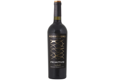 Raudonasis pusiau sausas vynas ROSSOVERO PRIMITIVO, 750 ml