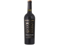 Raudonasis pusiau sausas vynas ROSSOVERO PRIMITIVO, 750 ml