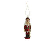 Stiklinis Kalėdų eglutės žaisliukas,4 dizainai