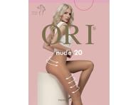 Moteriškos pėdkelnės ORI NUDE 20 den, 5 dydis, nature