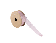 Dovanų pakavimo juostelė, rausva, 2,5X3