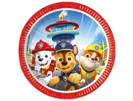 Popierinės lėkštės PAW PATROL, 20 cm, 8 vnt.