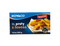 Šaldyti žuvų piršteliai NOWACO, malta lašiša, 250 g