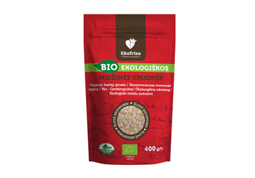 Ekologiškos miežinės kruopos EKOFRISA, 400 g