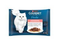 Konservuotas kačių ėdalas GOURMET PERLE su įvairia mėsa, 340 g