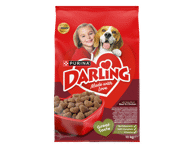 Sausas šunų ėdalas DARLING su mėsa ir daržovėmis, 10 kg