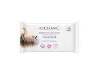 Drėgnosios antibakterinės servetėlės CLEANIC AQUA, 40 vnt., 40 vnt.