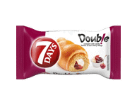 Raguolis 7DAYS DOUBLE su vanilės ir vyšnių skonio įdarais, 60 g