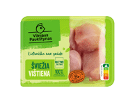 NAUJA! Švieži broilerių, užaugintų be antib. filė gabaliukai, 500 g