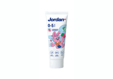 Vaikiška dantų pasta JORDAN vaisių skonio,0-5 metai, 50 ml - 1