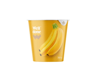 Valgomasis jogurtas WELL DONE, bananų skonio, 5,1 % rieb., 350 g
