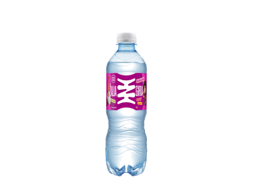 Braškių skonio silpnai gazuotas stalo vanduo ŽALIA GIRIA KAKĖ MAKĖ, 500 ml