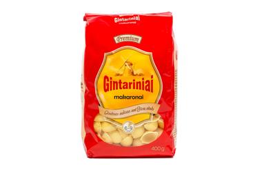 GINTARINIAI makaronai (kriauklės), 400 g