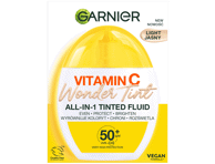Tonuojantis veido fluidas Garnier Vitamin C Wonder Tint SPF50+, 40 ml