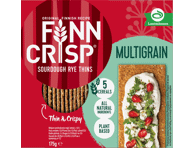 Traškios įvairių grūdų duonelės FINN CRISP MULTIGRAIN, 175 g