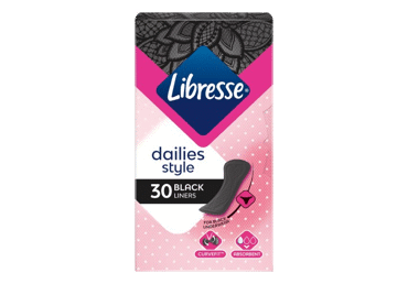 Higieniniai įklotai LIBRESSE NORMAL BLACK, 30 vnt