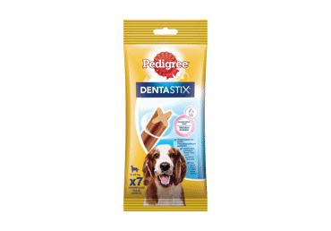 Vidutinių veislių šunų kramtalas PEDIGREE DENTASTIX (7 vnt.), 180 g