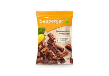 Džiovinti bananų gabaliukai SEEBERGER, 200 g