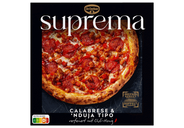 Šaldyta pica DR. OETKER SUPREMA CALABRESE NDUJE, 520 g