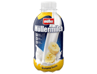 Pieno gėrimas MULLERMILCH, bananų skonio, 1,4 % rieb., 400 g