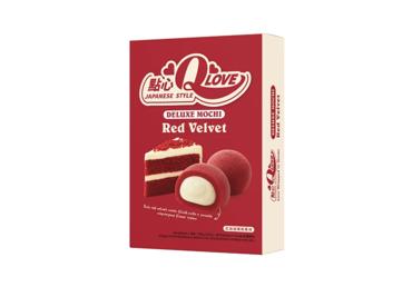Močiai QLOVE, torto RED VELVET skonio, 168 g