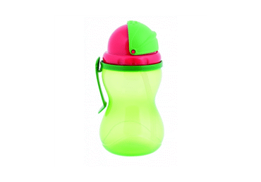 Gertuvė su šiaudeliu CANPOL BABIES, 370ml 56/113_blue2 - 3