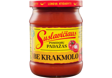 SUSLAVIČIAUS pomidorų padažas be krakmolo, 500 g