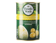 Žaliosios alyvuogės FEUDO VERDE su citrinų įdaru, 300 g