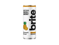 Natūralus energinis gėrimas BRITE ananasas ir mangas, 330 ml