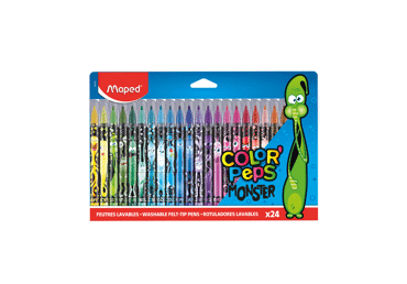 Flomasteriai MAPED COLORPEPS MONSTER, 24 spalvos