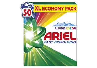 Skalbimo milteliai ARIEL Color, 50 skalb., 2,75 kg.