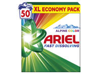 Skalbimo milteliai ARIEL Color, 50 skalb., 2,75 kg.