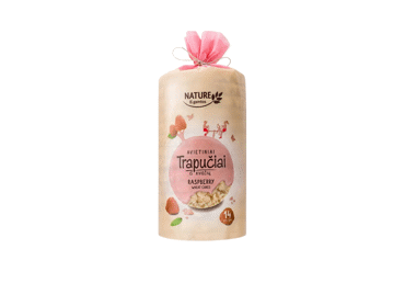 Avietiniai kviečių trapučiai NATURE, 210 g - 1