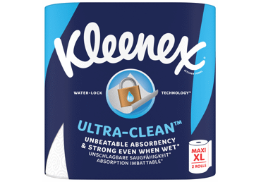 Popieriniai rankšluosčiai KLEENEX ULTRA-CLEAN, 2 sluoksnių, 2 vnt.