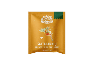 Šaltalankių arbatos koncentratas paketėliuose ŽOLYNĖLIS, 30 g
