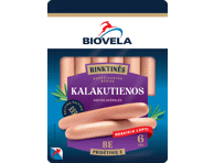 Virtos BIOVELOS kalakutienos dešrelės, Aukščiausia rūšis, 240 g