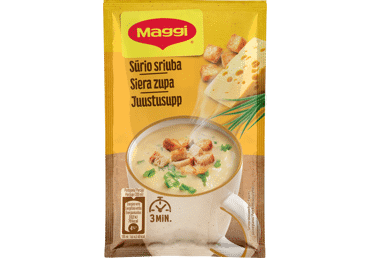 Tirpioji sūrio sriuba MAGGI 5 MINUTES su skrebučiais, 19 g