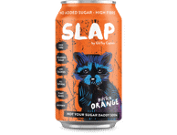 Gazuotas apelsinų skonio gėrimas su skaidulomis ir natūraliu saldikliu SLAP, 330 ml