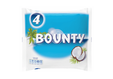 Šok.bat. rinkinys BOUNTY 4pack, 228 g