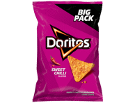 Kukurūzų traškučiai DORITOS, aitriųjų paprikų skonio, 180 g