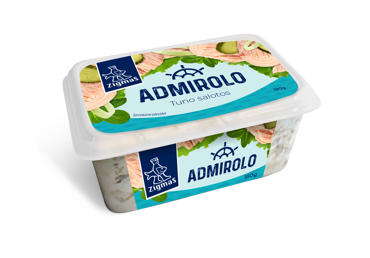 ADMIROLO mišrainė su tunu ZIGMAS, 180 g - 2