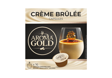 Kavos kapsulės AROMA GOLD CREME BRULEE, 256 g - 1