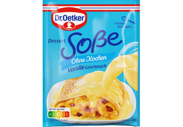 Desertinis padažas DR.OETKER, vanilinis, milteliai, 39 g
