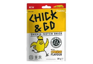 Džiovintas vištienos užkandis CHICK&GO su sūriu, nerūš., 30 g