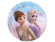 Popierinės lėkštės FROZEN II, 20 cm, 8 vnt.