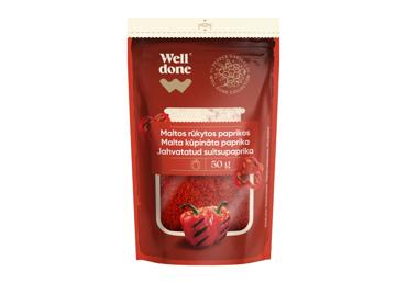 Maltos rūkytos paprikos WELL DONE, 50 g
